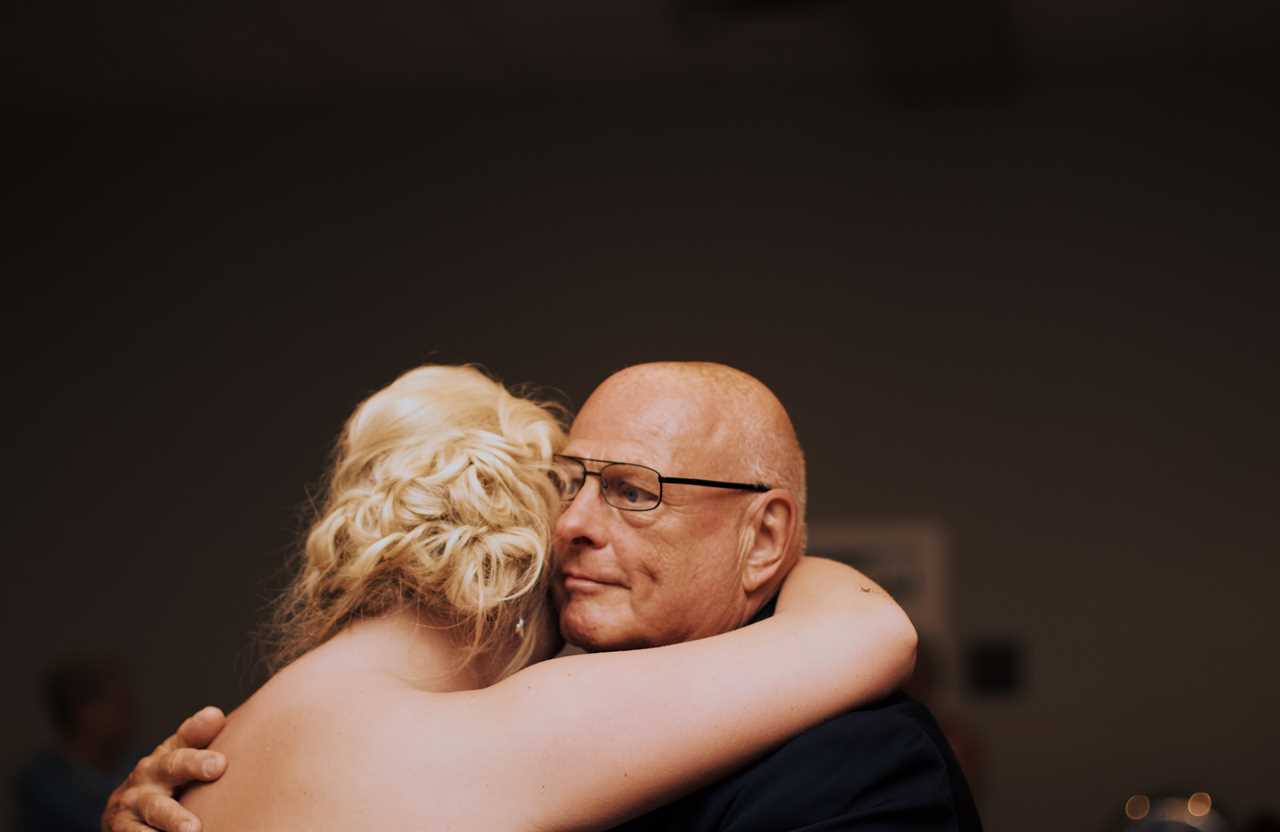 Father/Daughter dancing at a wedding ceremony