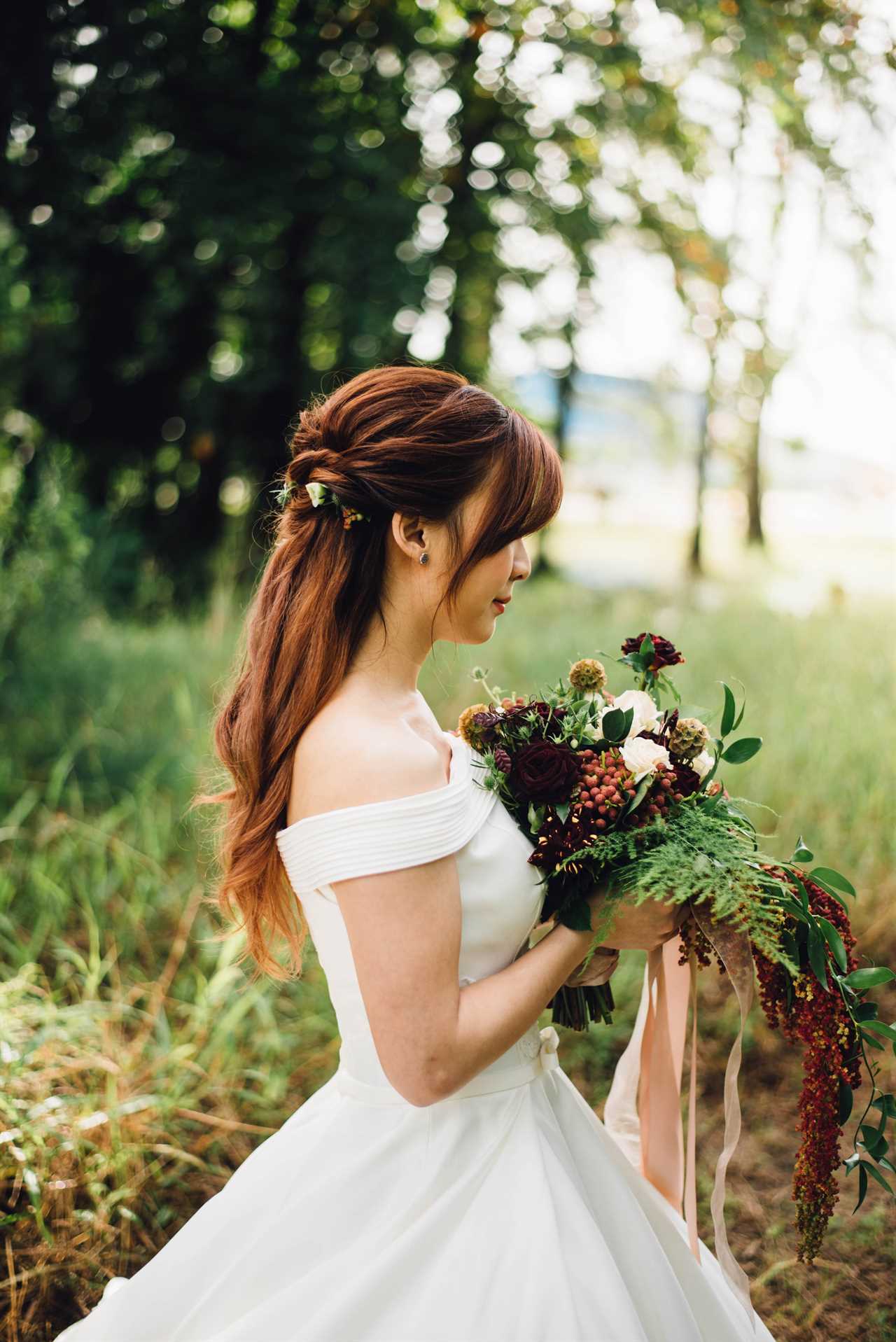 beautiful bridal hair